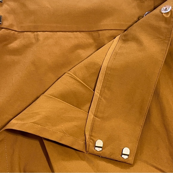 by Anthropologie Bronze Maxi Column Wrap Skirt Sz 8 - Picture 9 of 13